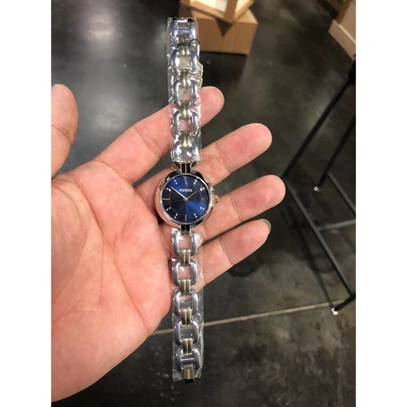 Fossil BQ3853 Kerrigan Three-Hand Two-Tone Stainless Steel Watch - Picture 2 of 6